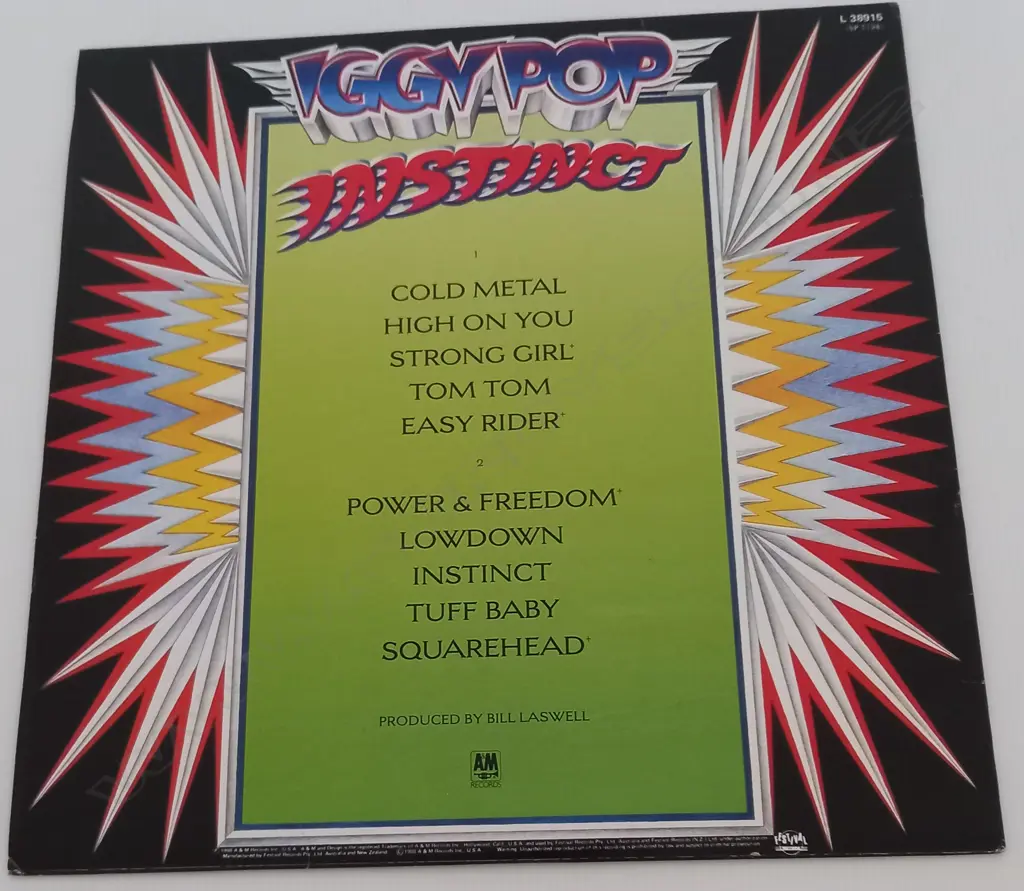 Iggy Pop, Instinct Image 1++